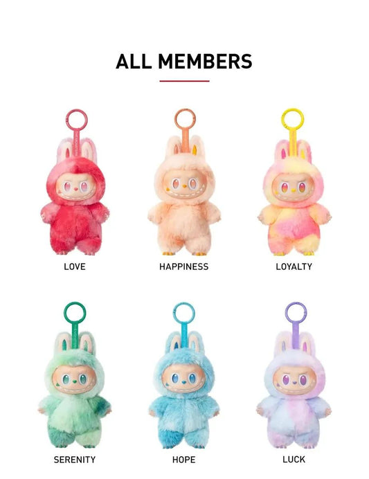 Labubu Doll Plush Toy & Keychain - 3 Pcs