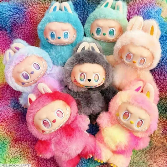 Labubu Doll Plush Toy & Keychain - 3 Pcs